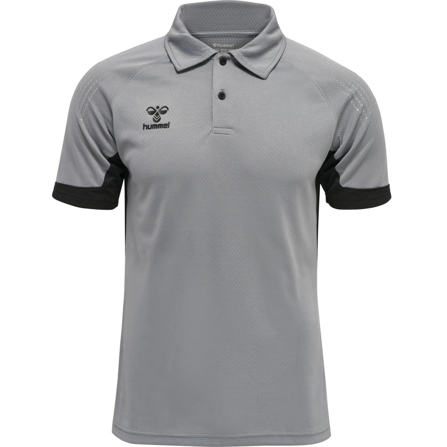 hmlLEAD FUNCTIONAL POLO, GREY MELANGE, packshot