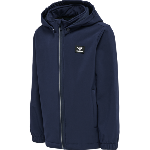 hmlMARS SOFTSHELL JACKET, BLACK IRIS hmlMARS SOFTSHELL JACKET, BLACK IRIS, packshot