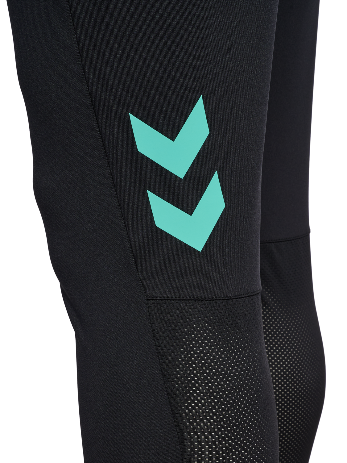 hmlBLAZE 2.0 TRAINING PANTS, BLACK/POOL BLUE, packshot