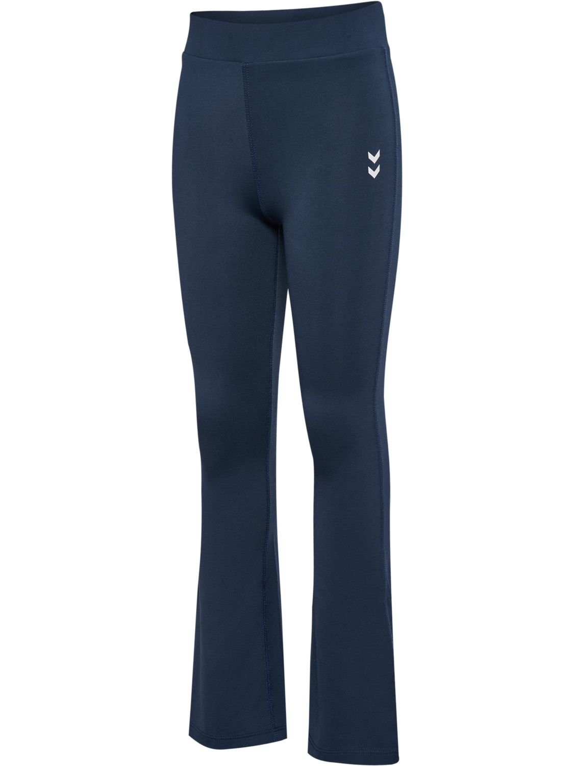 hmlJR HIGH WAIST FLARED TIGHTS, BLACK IRIS/BLACK IRIS, packshot