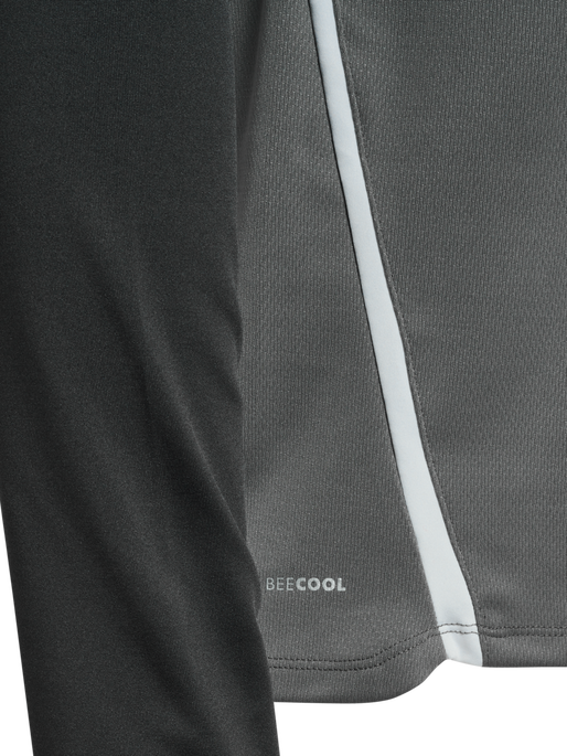 hmlLEAD 2.0 CREW SWEAT, STEEL GRAY/ASPHALT, packshot
