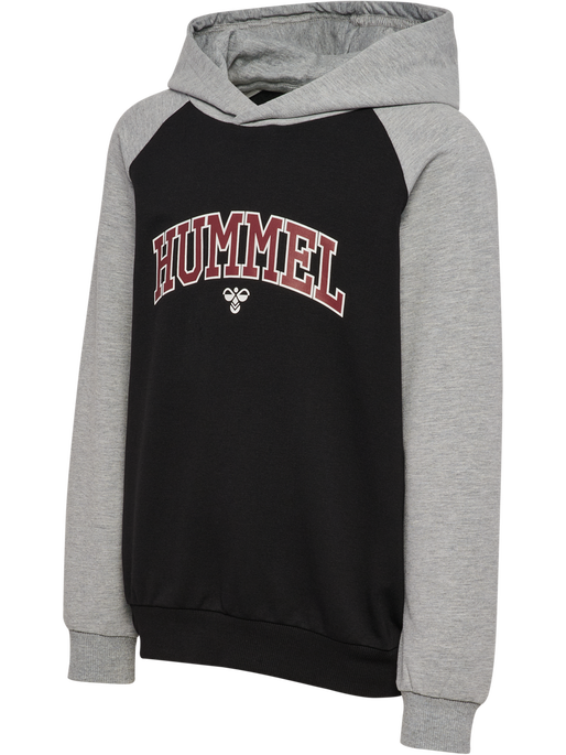 hmlESSEN HOODIE, BLACK hmlESSEN HOODIE, BLACK, packshot