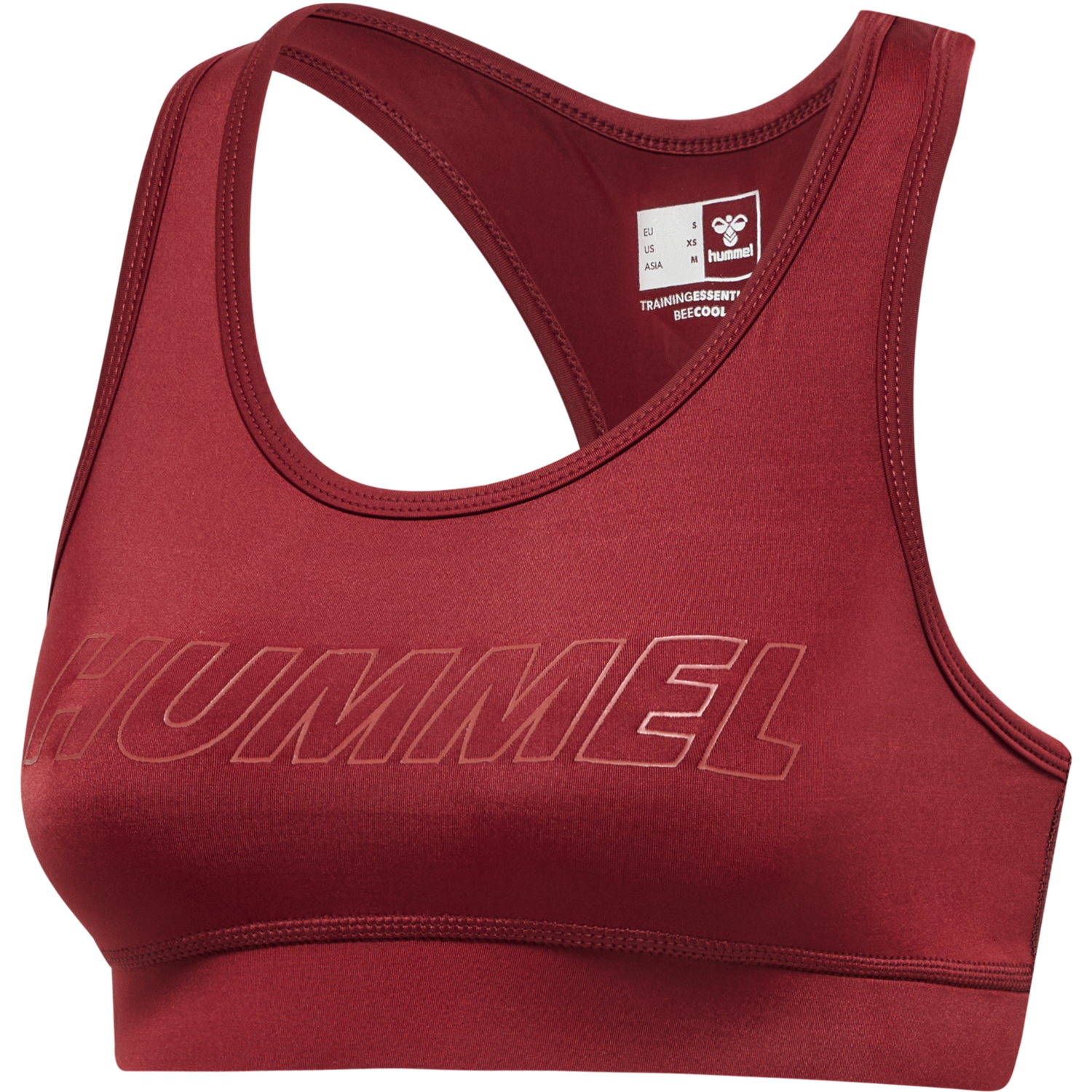 hmlTE TOLA SPORTS BRA, CABERNET, packshot