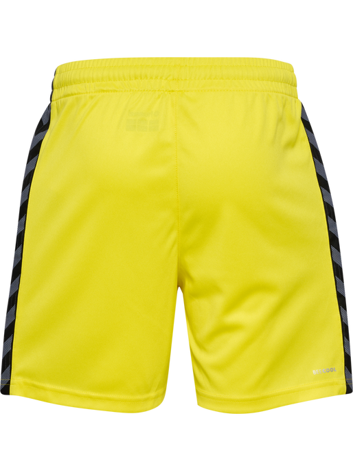 hmlAUTHENTIC PL SHORTS KIDS, BLAZING YELLOW, packshot