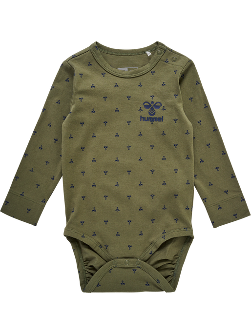 hmlBEESY BODY L/S, DUSTY OLIVE, packshot