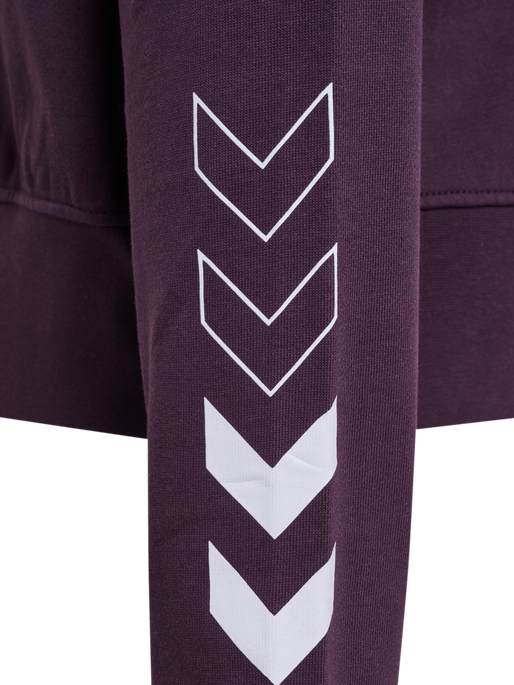 hmlELEMENTAL SHORT HOODIE WOMAN, PLUM PERFECT, packshot