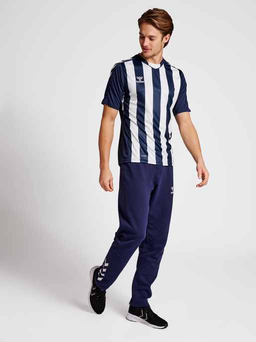 hmlCORE XK STRIPED JERSEY S/S, MARINE, model