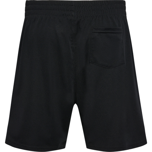 FFHB REFEREE POLY SHORTS, BLACK W/LOGO, packshot