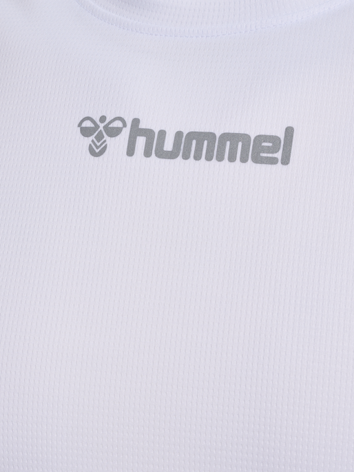hmlRUN SINGLET S/L, WHITE, packshot