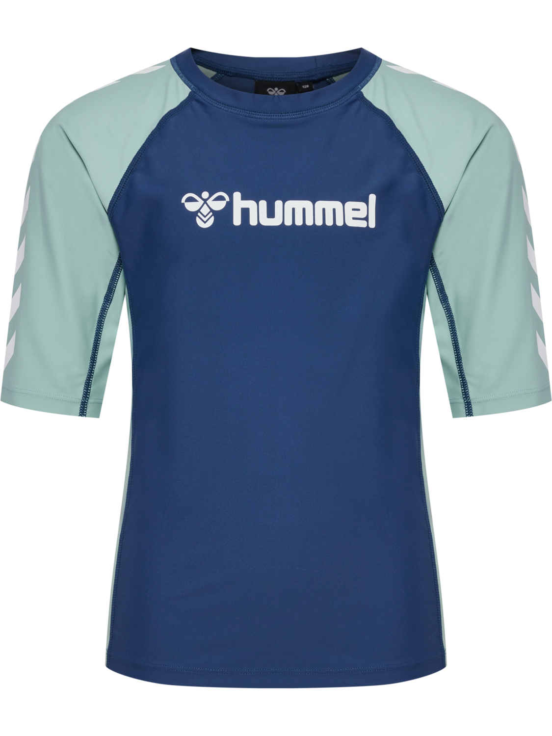 hmlFIJI SWIM TEE, DARK DENIM, packshot