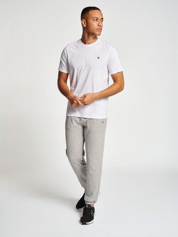 hmlIC FRED T-SHIRT, WHITE, model