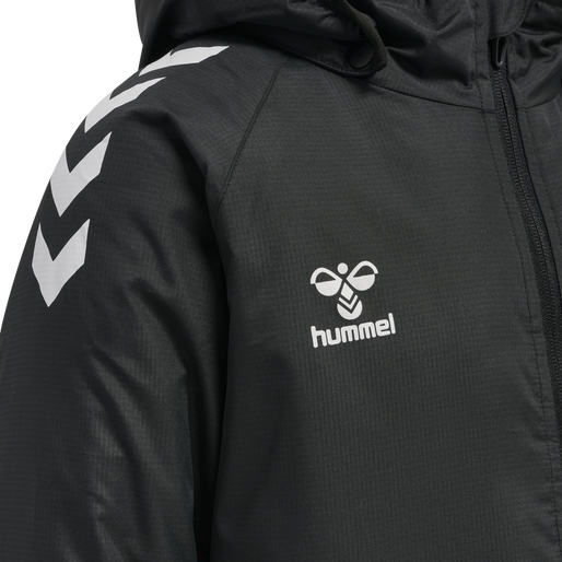 hmlCORE XK BENCH JACKET KIDS, BLACK hmlCORE XK BENCH JACKET KIDS, BLACK, packshot
