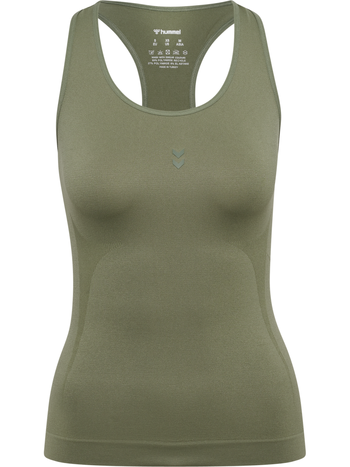 hmlFLOW TANKTOP, DEEP LICHEN GREEN, packshot
