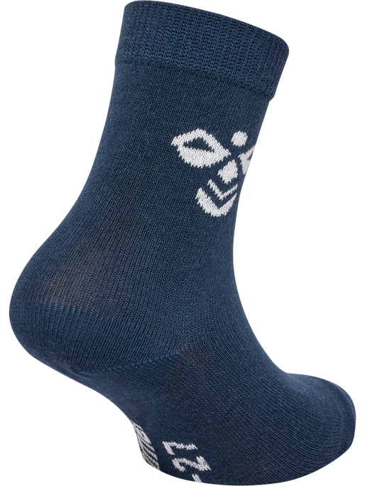 SUTTON 3-PACK SOCK, BLACK/GREY MELANGE/BLUE NIGHTS, packshot