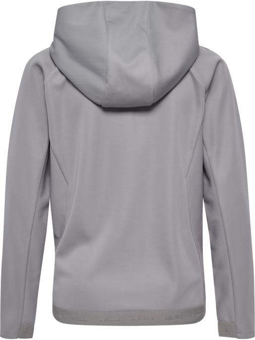 hmlCIMA 2.0 ZIP HOODIE WOMAN, ALLOY, packshot