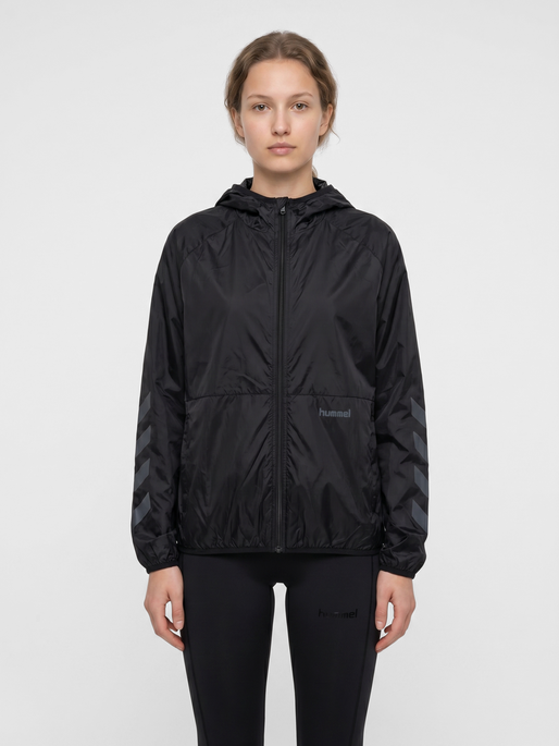 hmlACTIVE W WINDBREAKER, BLACK, model