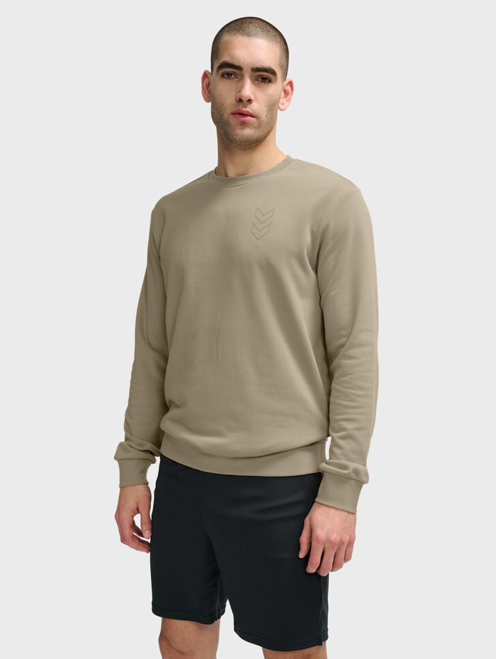 hmlACTIVE SWEATSHIRT, CROCKERY, model