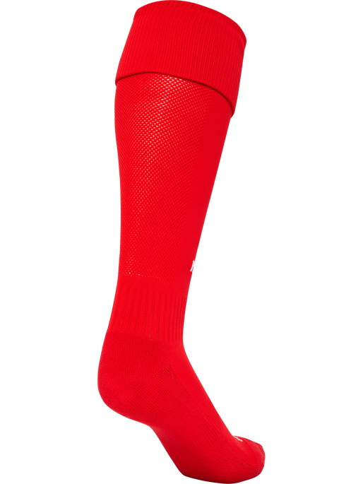 hmlESSENTIAL FOOTBALL SOCKS, TRUE RED/WHITE, packshot