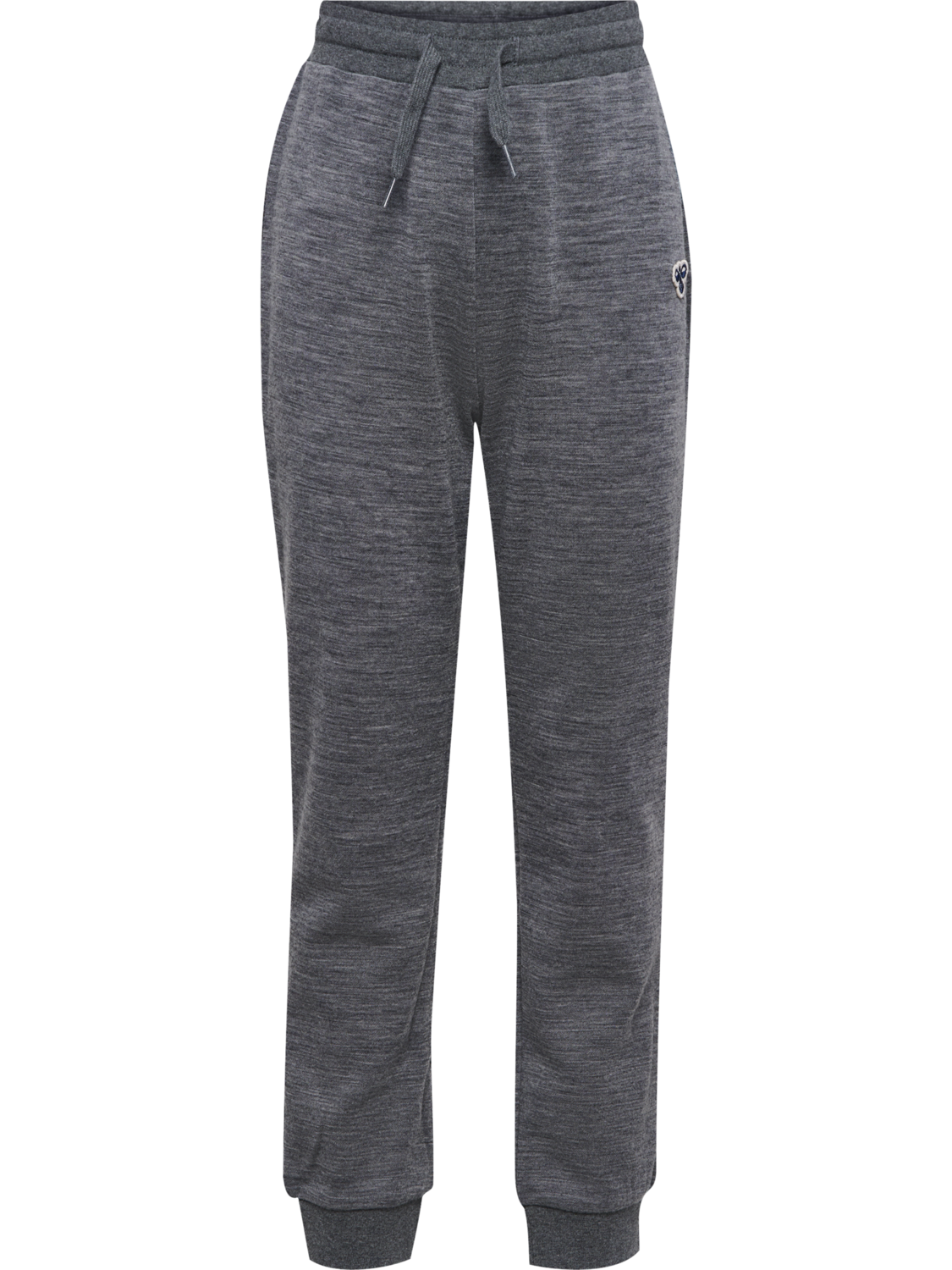 hmlJR WOOL PANTS BEE, DARK GREY MELANGE, packshot