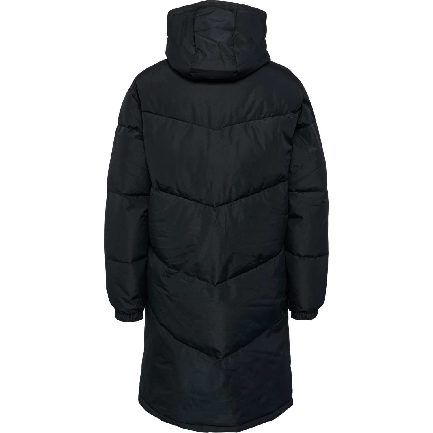 hmlLGC MIA LONG PUFF COAT, BLACK, packshot