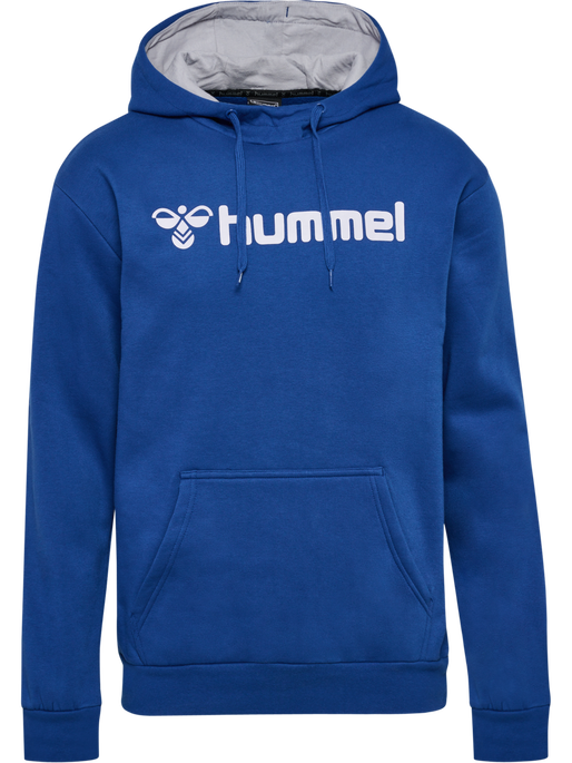 hmlMOVER COTTON HOODIE, TRUE BLUE, packshot