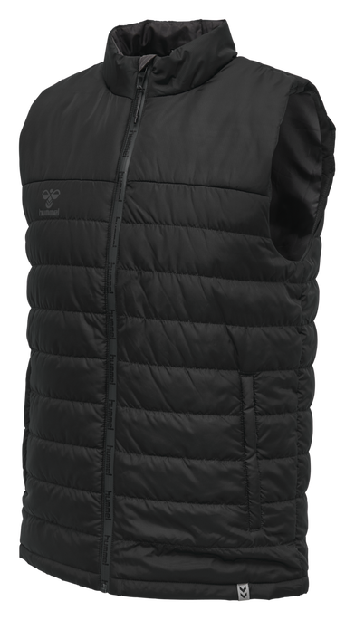 hmlNORTH WAISTCOAT, BLACK/ASPHALT, packshot