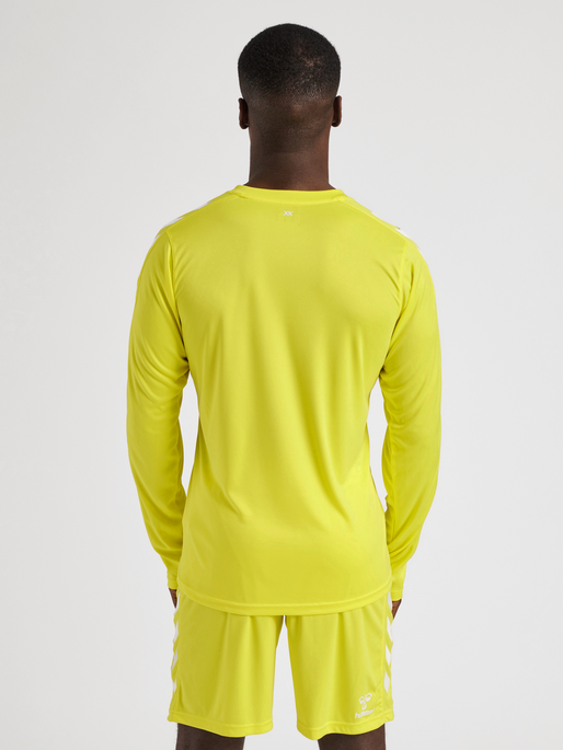 hmlCORE XK POLY JERSEY L/S, BLAZING YELLOW, model