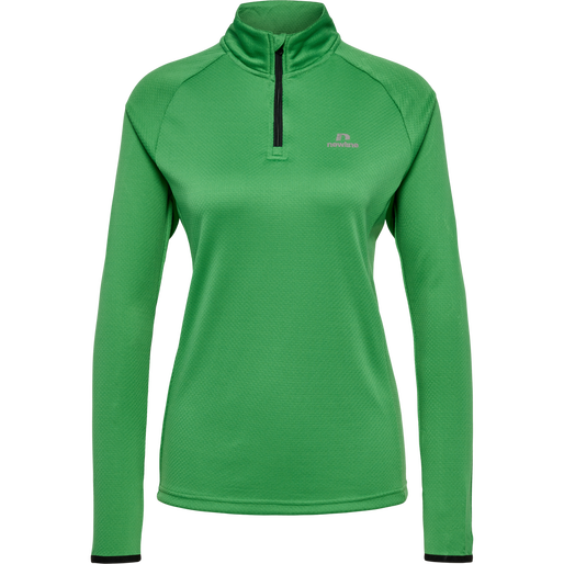 nwlPHOENIX 1/2 ZIP L/S WOMAN, MEDIUM GREEN, packshot