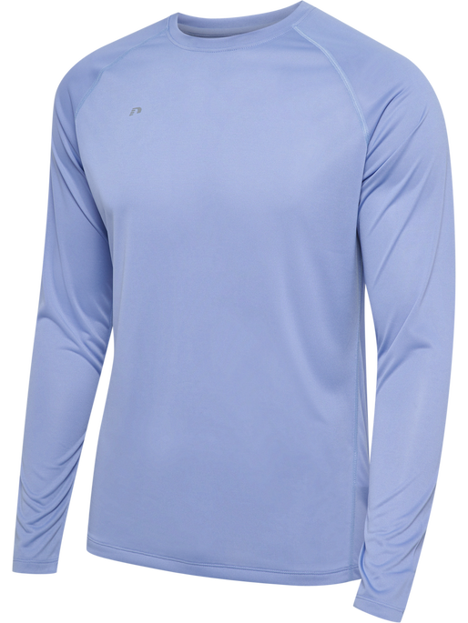 nwlBEAT T-SHIRT L/S, ACTIVE BLUE, packshot