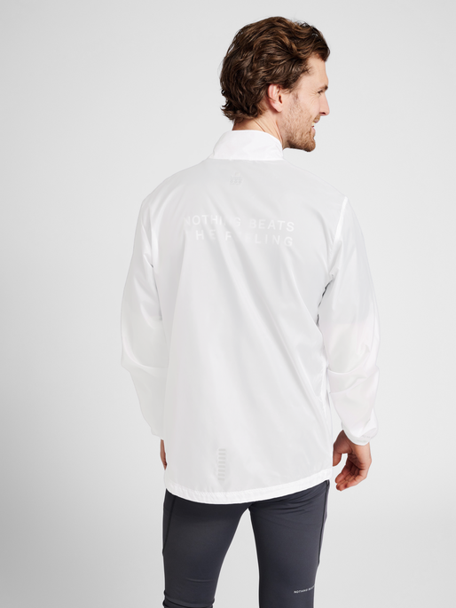 MEN PACKABLE TECH JACKET, TRANSPARENT, model