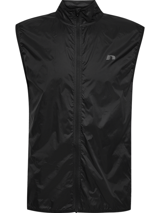 nwlPACKABLE TRAIL VEST, BLACK, packshot
