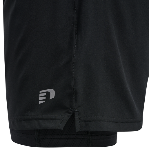 WOMEN'S CORE 2-IN-1 SHORTS, BLACK, packshot