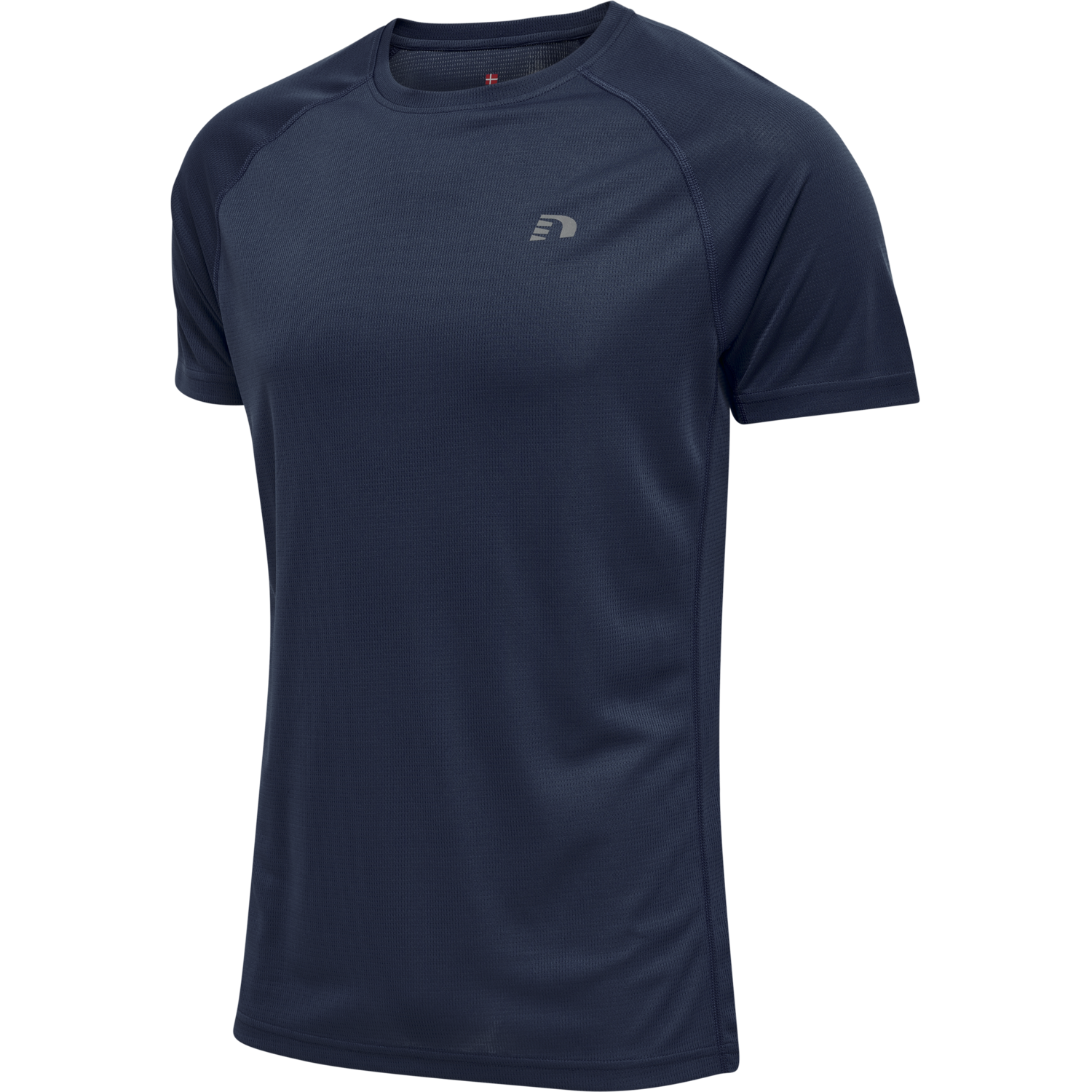 MEN CORE RUNNING T-SHIRT S/S, BLACK IRIS, packshot