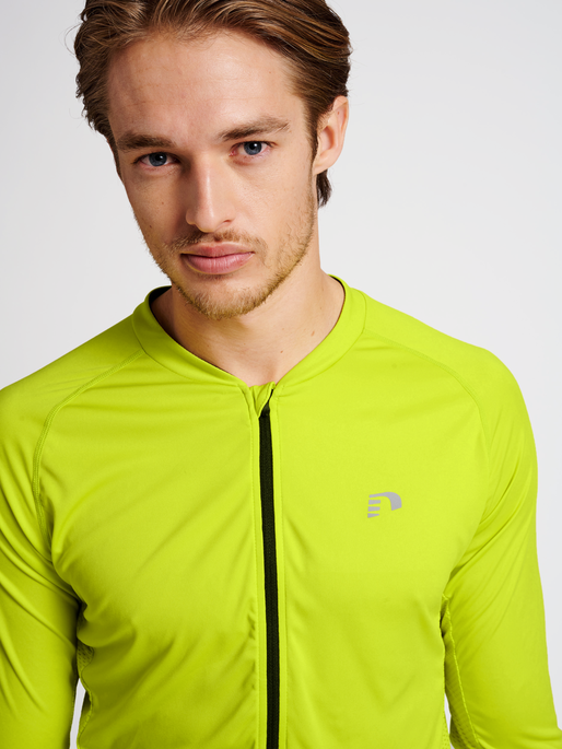 MENS CORE BIKE L/S JERSEY, EVENING PRIMROSE, model