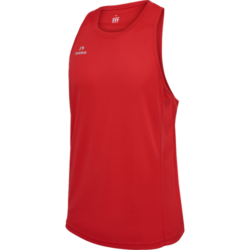 MEN'S ATHLETIC RUNNING SINGLET, TANGO RED MEN'S ATHLETIC RUNNING SINGLET, TANGO RED, packshot