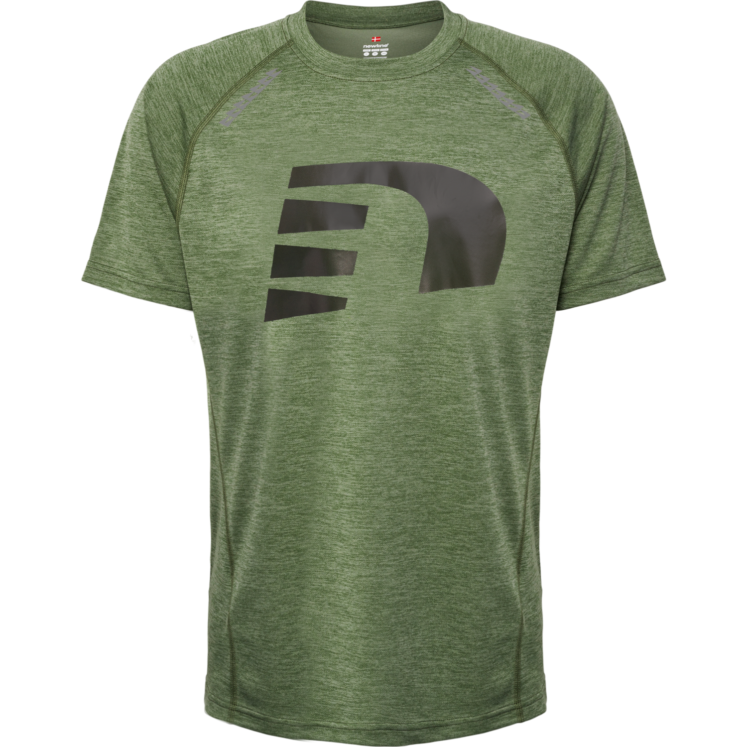 nwlORLANDO T-SHIRT S/S MEN, FOUR LEAF CLOVER MELANGE, packshot