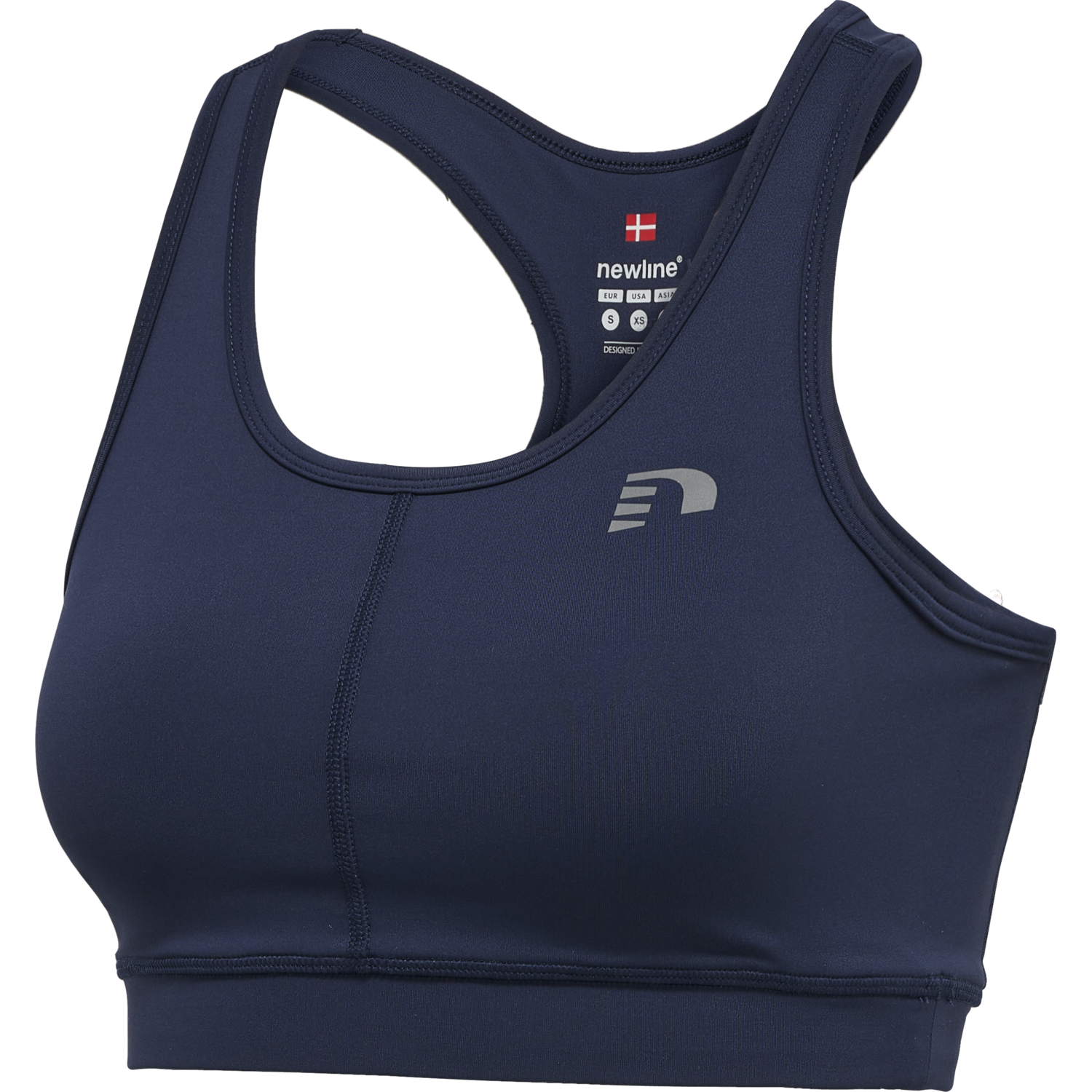 WOMEN CORE ATHLETIC TOP, BLACK IRIS, packshot