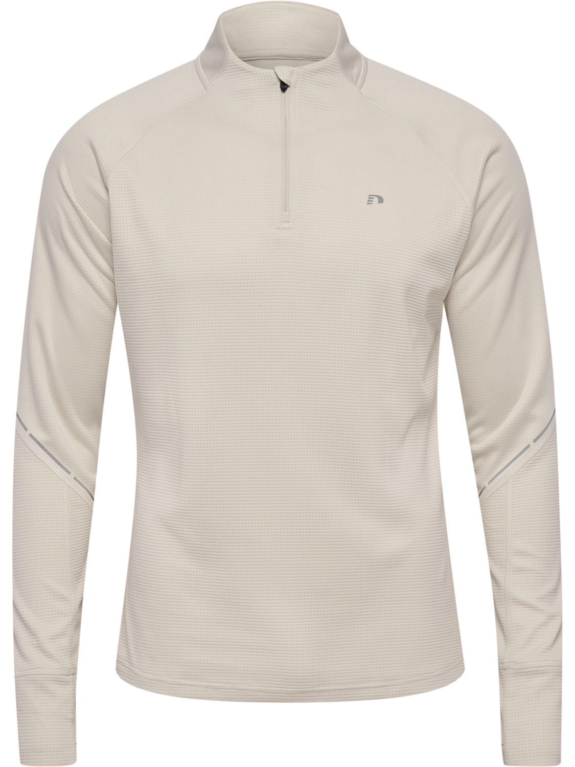 nwlPOWER HALF ZIP MIDLAYER, SILVER BIRCH, packshot