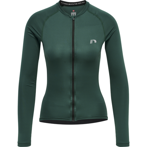 WOMENS CORE BIKE L/S JERSEY, SEA MOSS, packshot