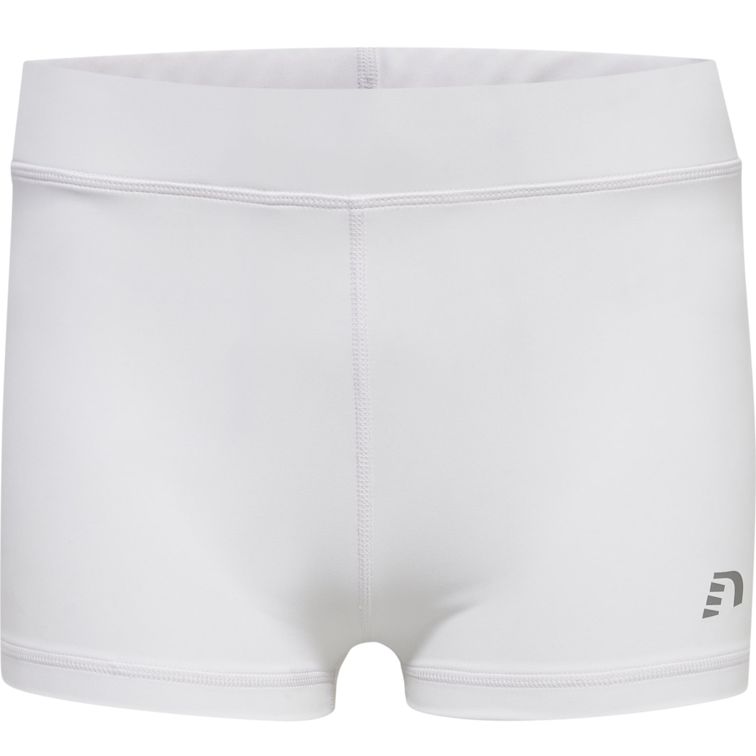 WOMEN CORE ATHLETIC HOTPANTS, WHITE, packshot
