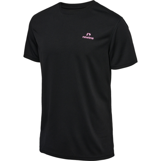 nwlSB S/S RUNNING TEE, BLACK, packshot