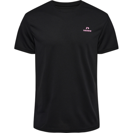 nwlSB S/S RUNNING TEE, BLACK, packshot