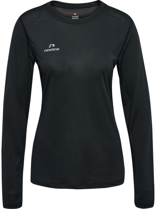 nwlBEAT T-SHIRT L/S W, BLACK, packshot