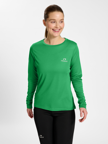 nwlMEMPHIS T-SHIRT L/S WOMAN, MEDIUM GREEN, model