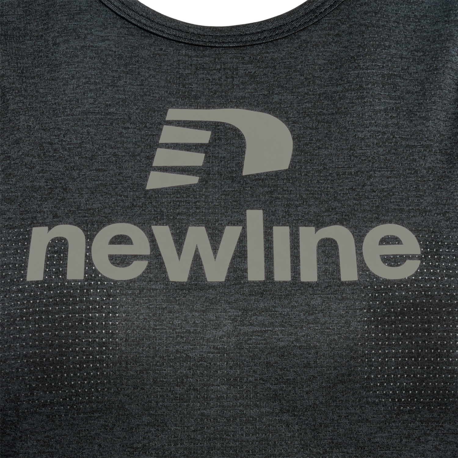 nwlFONTANA SINGLET WOMAN, BLACK MELANGE, packshot