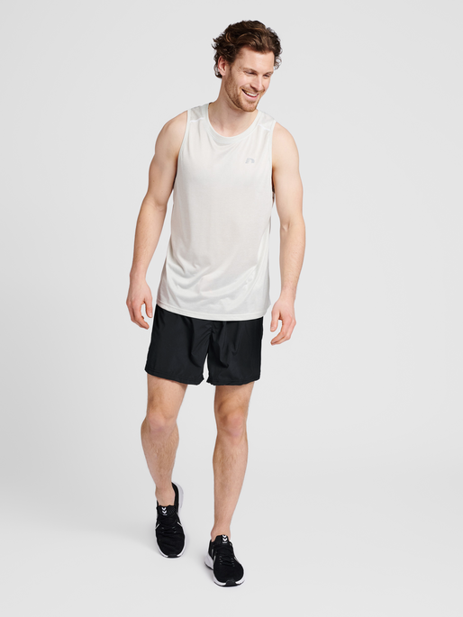 MEN RUNNING SHORTS, BLACK, model