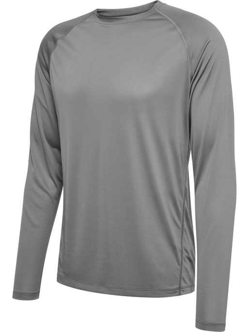 nwlBEAT T-SHIRT L/S, TITANIUM, packshot