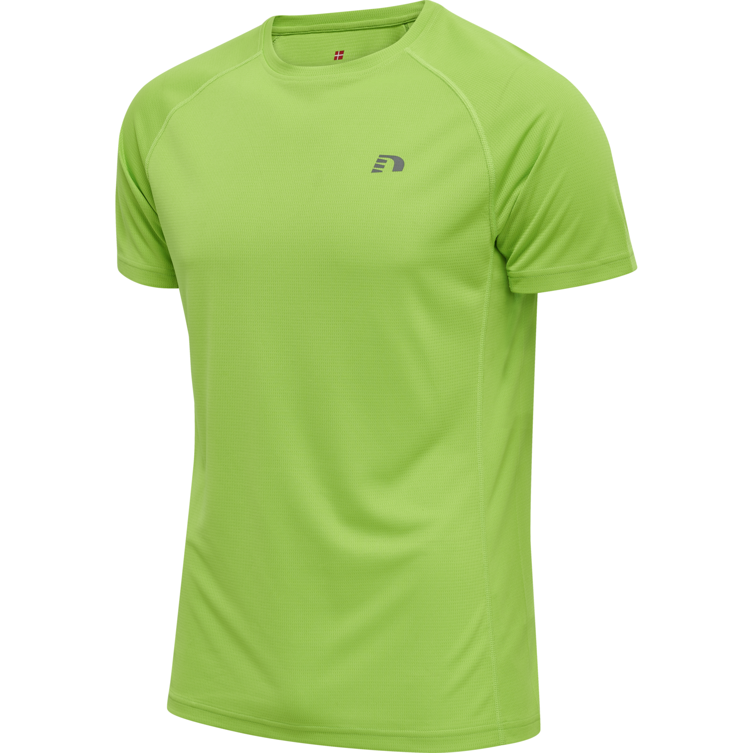 MEN CORE RUNNING T-SHIRT S/S, GREEN FLASH, packshot