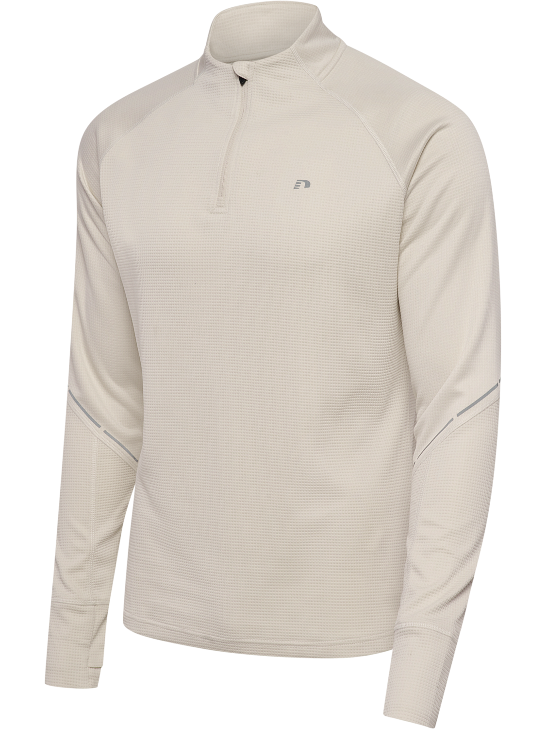 nwlPOWER HALF ZIP MIDLAYER, SILVER BIRCH, packshot