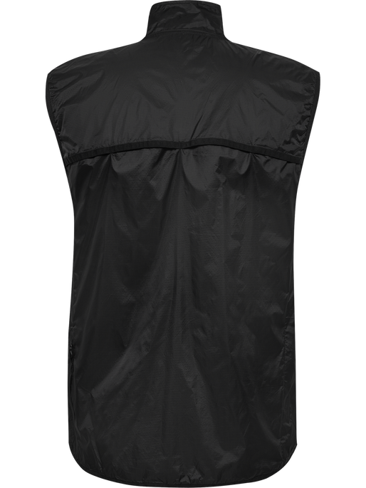 nwlPACKABLE TRAIL VEST, BLACK, packshot